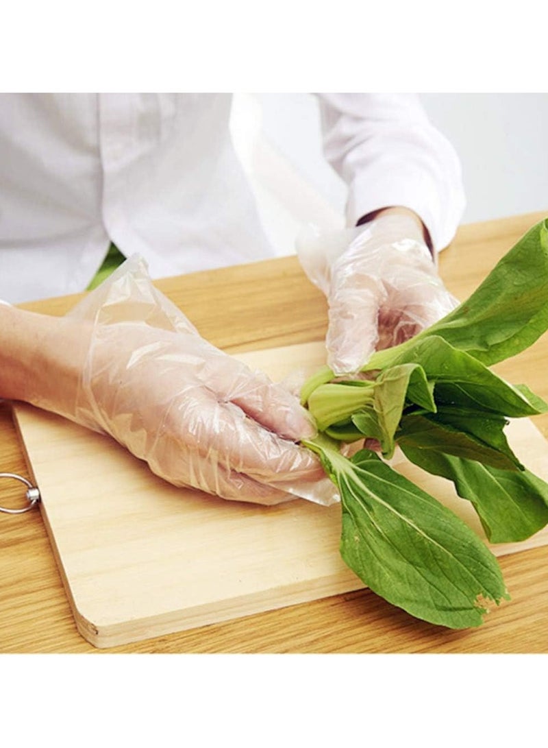 500Pcs Food Grade Safe Disposable Gloves, Food Handling, One Size Fits All, Suitable For Most Use, 11.2 Inches * 9.8 Inches - Image 2