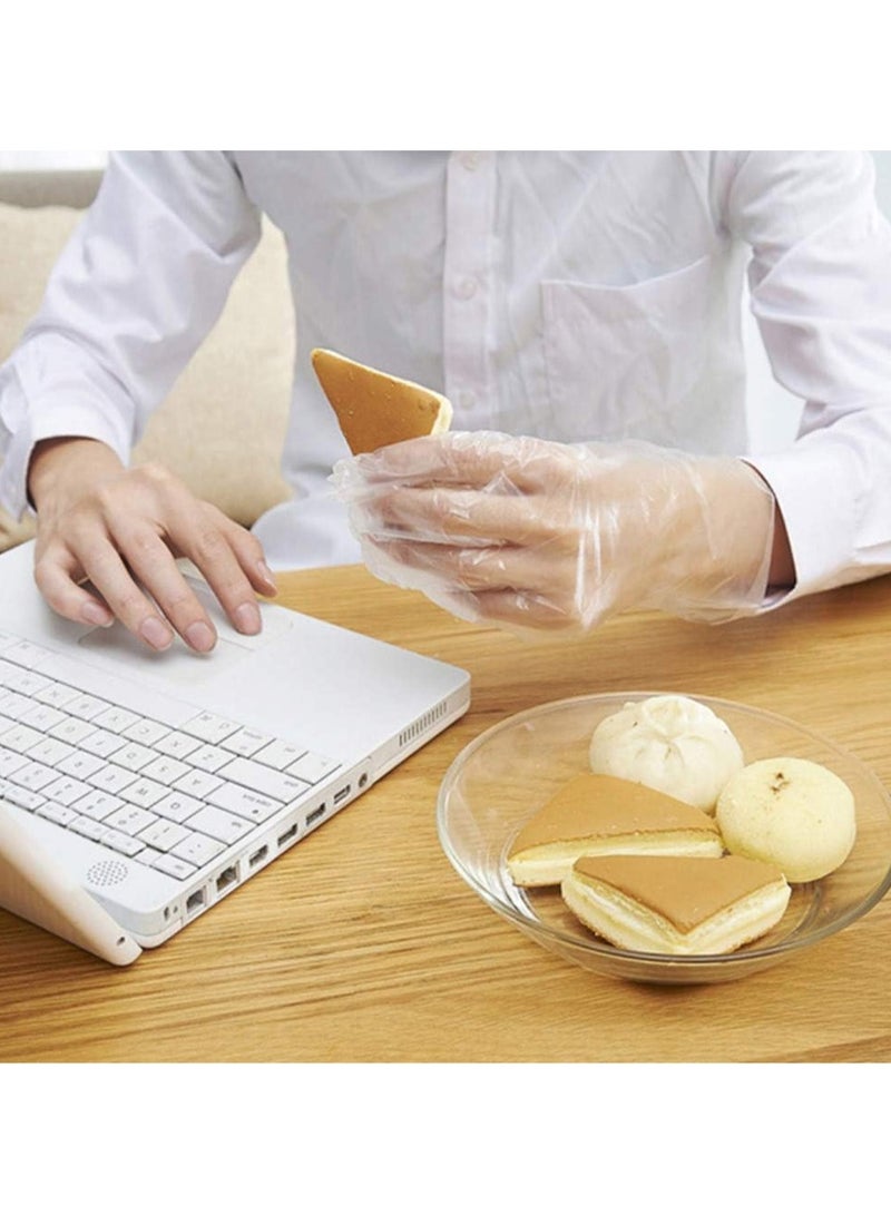 500Pcs Food Grade Safe Disposable Gloves, Food Handling, One Size Fits All, Suitable For Most Use, 11.2 Inches * 9.8 Inches - Image 3