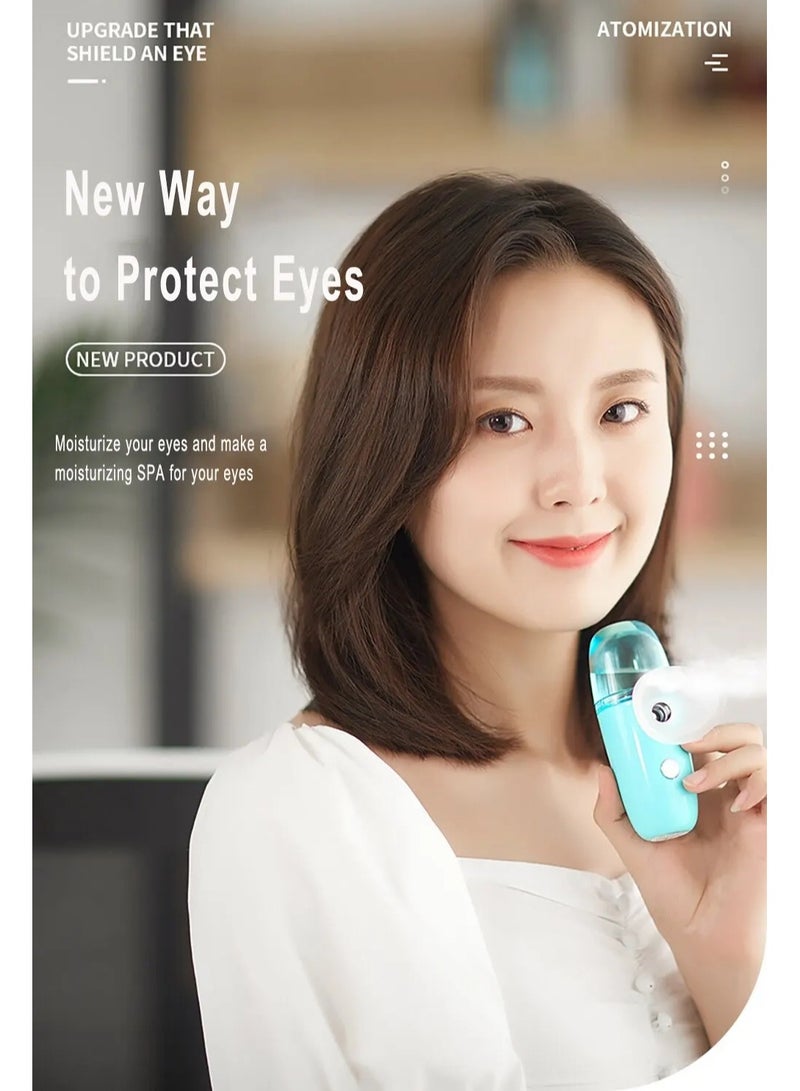 ارواق نانو ترطيب العين رذاذ النظارات الجافة والقابضة تخفيف التعب المحمولة USB شحن الانحلال من العيون الجافة - Image 5