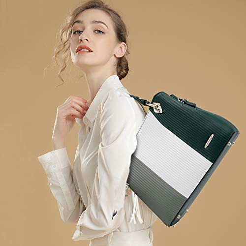 Pomelo Best Purses and Hangbags for Women with Multiple Internal Pockets, PU Leather Top Handle Satchel Fashion Shoulder Bags for Ladies, Pretty Color Combination - Image 5
