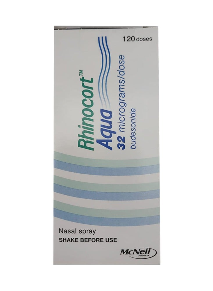 RHINOCORT Aqua 32Mcg Nasal Spray 120 Dose - Image 1