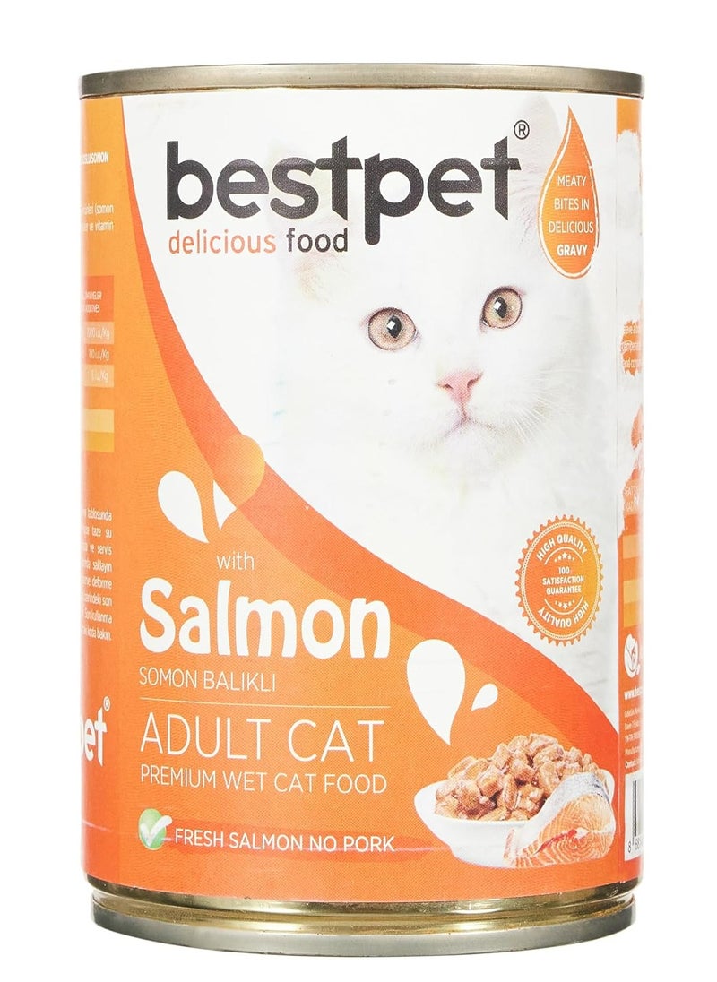 bestpet BESTPET ADULT CAT SALMON 400GM 