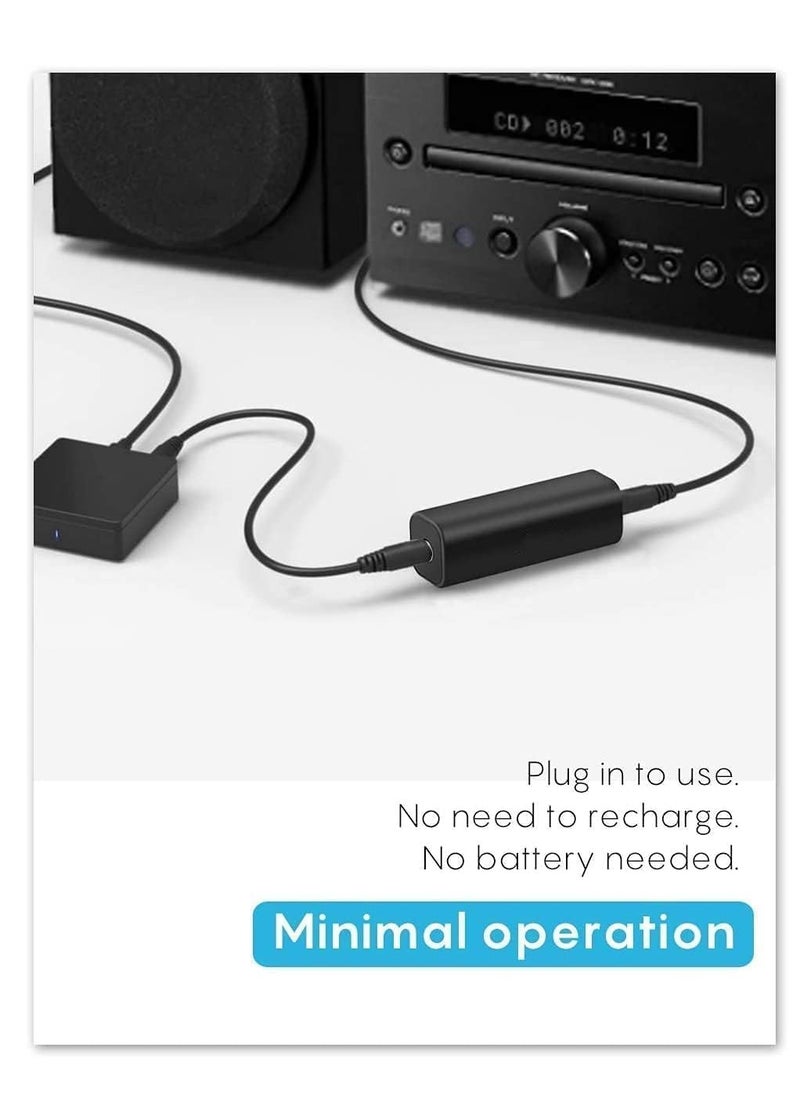 2 Packs Ground Loop Noise Isolator for Car Audio or Home Stereo System Eliminate Buzzing Noise Eliminating Audio Noise Effectively Portable and Easy to Use Ground Loop Isolator with 3.5mm Audio Cable