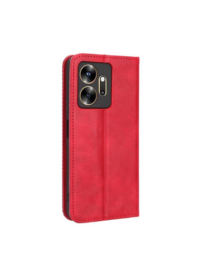 Zaboon Case For Infinix Zero 20 X6821 Magnetic Buckle Retro Texture Leather Phone Case - Image 3