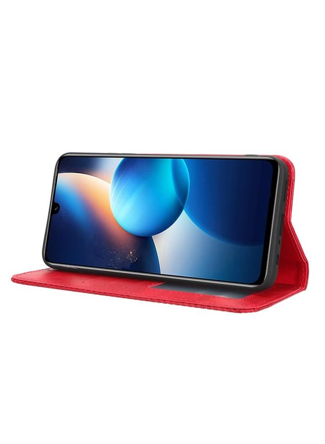 Zaboon Case For Infinix Zero 20 X6821 Magnetic Buckle Retro Texture Leather Phone Case - Image 5