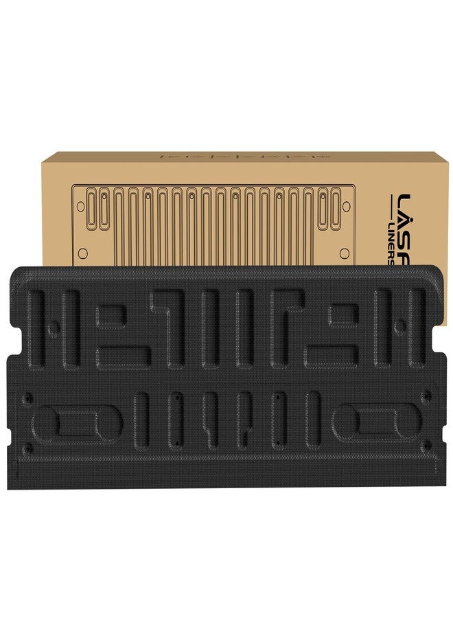 LASFIT سجادة باب خلفي LASFIT لسيارة فورد F-150 موديلات 2021-2026 (مناسبة لسطح العمل أو باب خلفي احترافي) بطانة باب خلفي للشاحنة، واقي من جميع الأحوال الجوية، غطاء باب خلفي متين من مادة TPE - Image 1