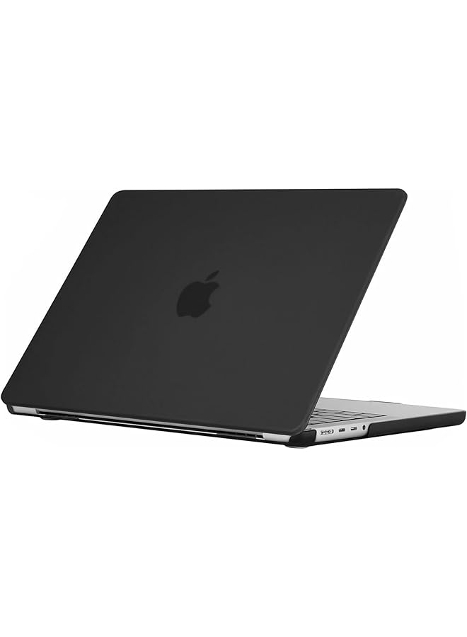 erorex Case Compatible For New Macbook Pro 14 Inch 2024 2023 2022 2021 M4 A3112 A3185 A3401 M3 A2918 A2992 M2 A2779 M1 A2442 Pro Max Chip With Touch Id Laptop Plastic Hard Shell Cover Matte Black - Image 1