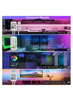 DMG TECH Smart Neon Light Strip, Wifi DIY Neon Light Strip, 3m with APP Control and Music Sync, Wifi Voice Activated Connection Alexa and Google, Suitable for Bedroom, Living Room, Game Decoration  - Image 5