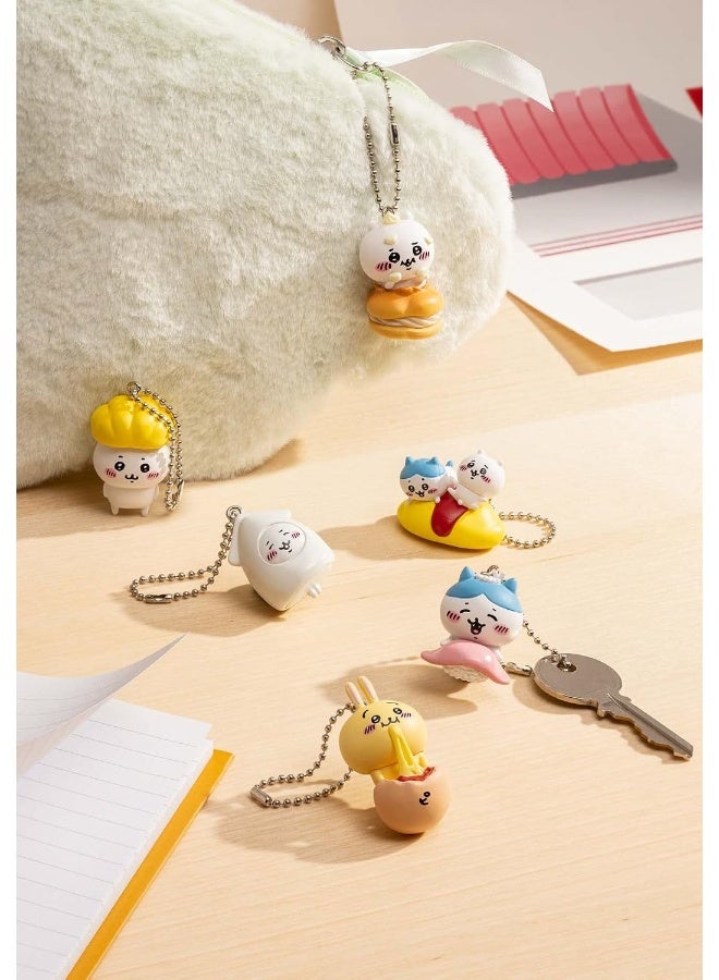 MINISO x Chiikawa Plush Pendant Collection Plush Pendant Keychain, 1 Assorted Character from 6 Designs, Cute Collectible Accessory and Gift - Image 2