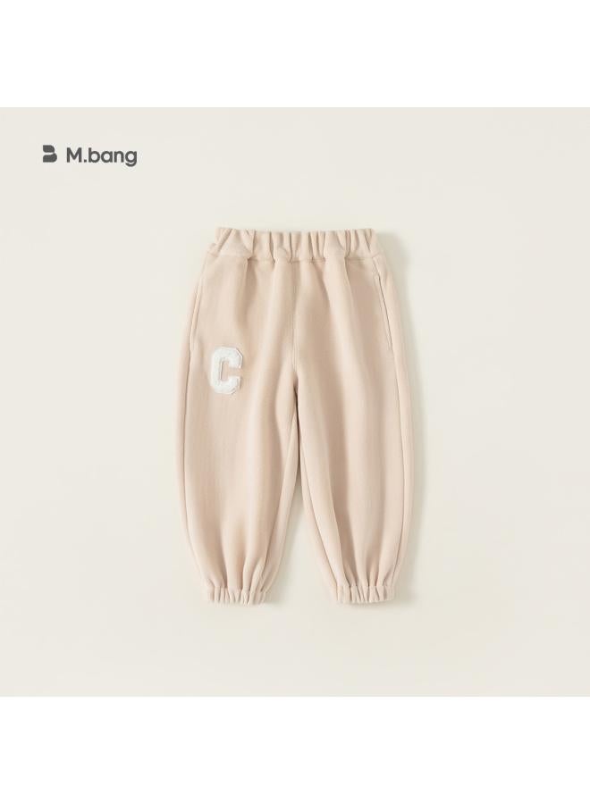 Yubao Children's Wear Children's Sweatpants Spring And Autumn Boys And Girls All-match Sports Pants Letter Leg-toe Trousers Qk83092 