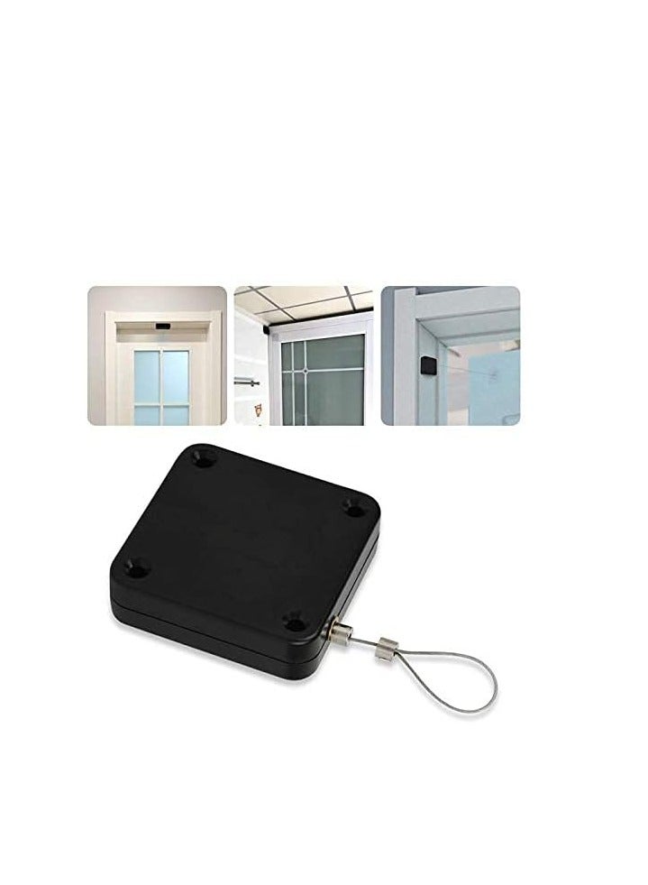 قطعة واحدة من أدوات إغلاق الأبواب الأوتوماتيكية بدون ثقب، يجعل الباب يغلق ذاتيًا تلقائيًا - Image 1