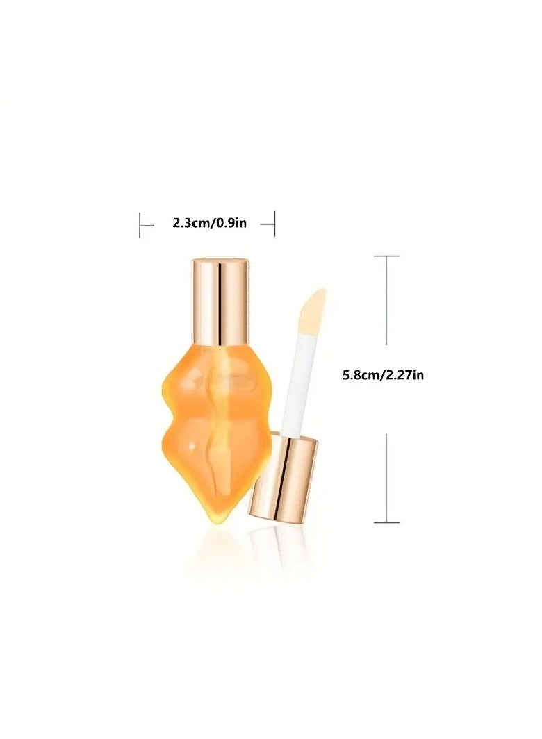 Kiss Beauty Lip Plumper Gloss Ginger Mint Lip Glaze Plumping And Moisturizing Lips Color Rendering Long Lasting Moisturizing Non Stick Cup Plumping - Image 3