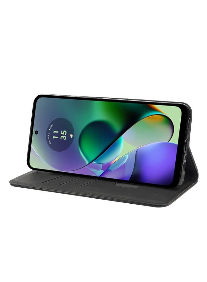 إيروريكس جراب لهاتف موتورولا موتو جي 55 مصنوع من الجلد المرن - Image 5