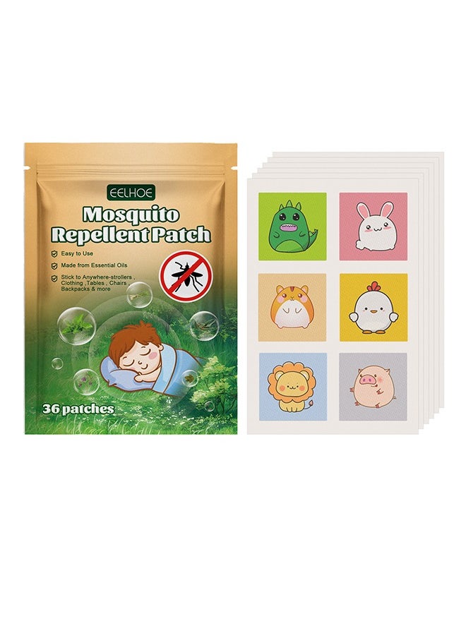 EELHOE EELHOE Children's Anti-mosquito Patch Summer Outdoor Travel Camping Anti-mosquito Baby Children's Cartoon Repellent Mosquito Patch  - Image 1