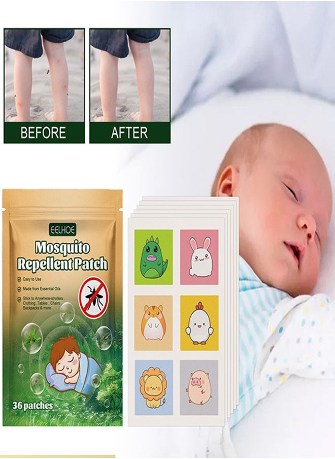 EELHOE EELHOE Children's Anti-mosquito Patch Summer Outdoor Travel Camping Anti-mosquito Baby Children's Cartoon Repellent Mosquito Patch  - Image 2
