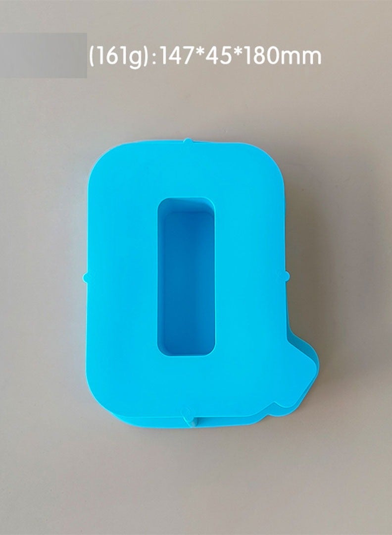 Large Q-Shaped Multipurpose Silicone Mold for Resin, Chocolate, Wax, and Soap Crafts – Heat-Resistant and Reusable