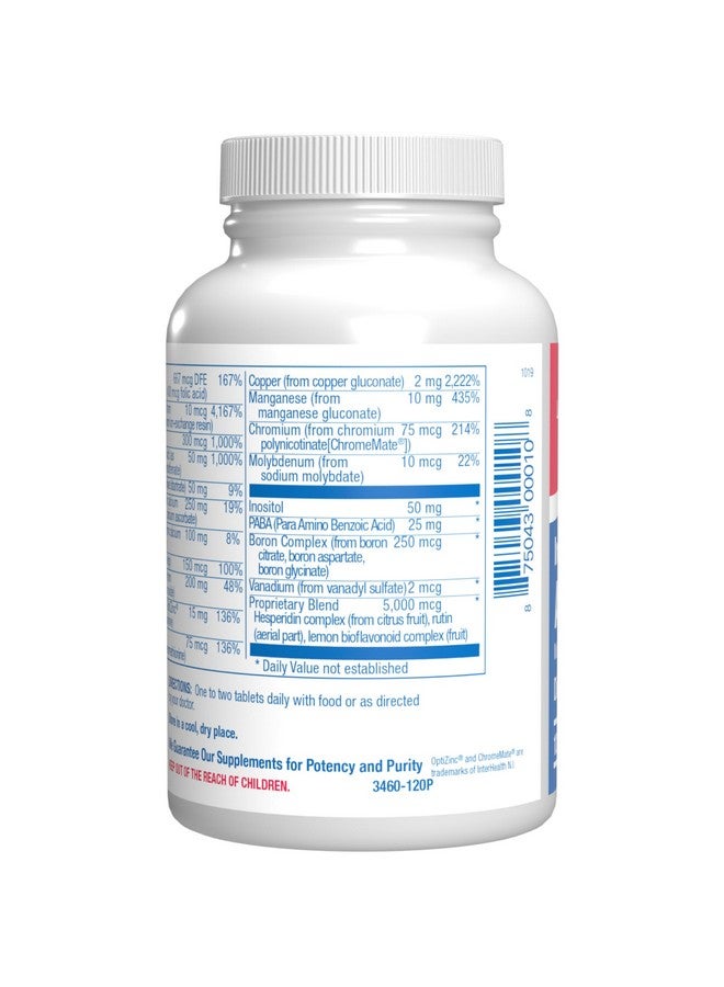 Anabolic Laboratories Iron Free Daily Multivitamin for Men and Women, 120 Tablets - AVED Daily Multi Vitamin and Minerals Health Supplement - Vitamins A, C, D, E, Vitamin B Complex, Zinc, Calcium, Magnesium, More - Image 3