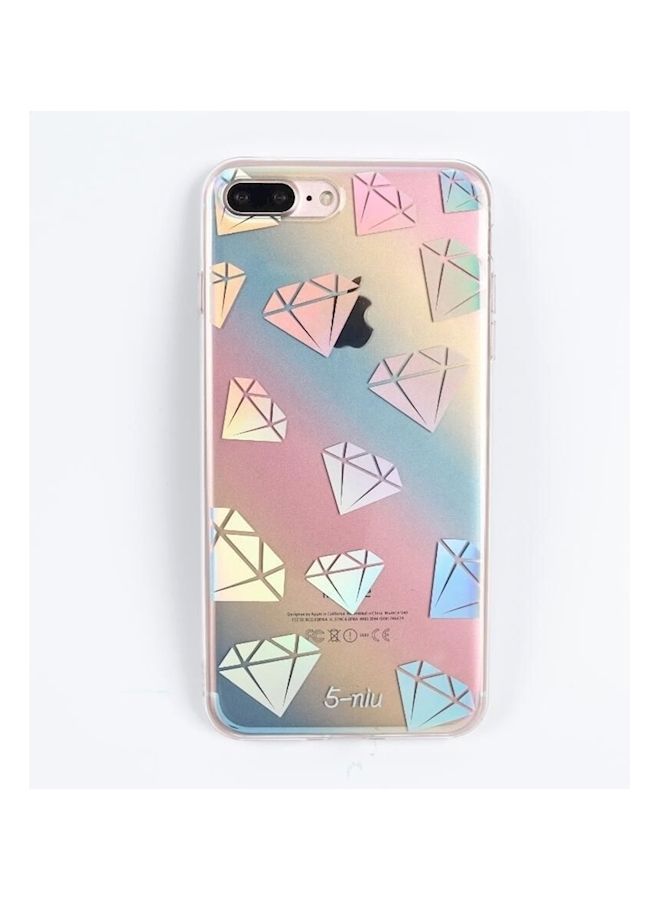 NIBEMINENT iPhone 8/iPhone 7 TPU case fashion colorful slim silica gel soft silicone cover anti fall shockproof protective sleeve Multi Color