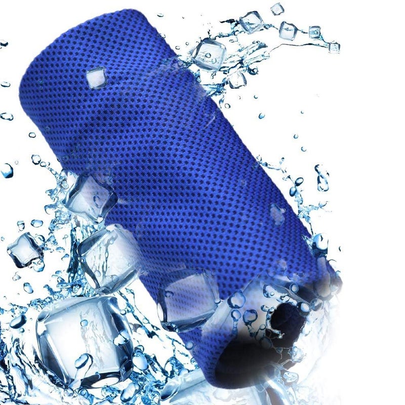 Tuzech Anti-Microbial Sports Cooling Towel Neck Wrap Instant Chilling for Sports Set of 2 - Image 1
