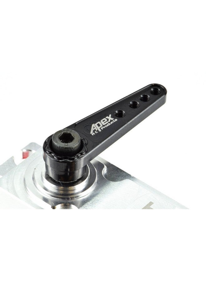 Apex RC Products Black 25T for Futaba/Savox Aluminum Servo Horn - 3 Pack #8029 - Image 4