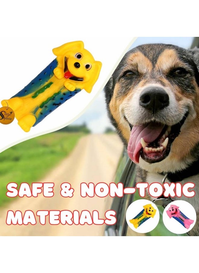 Sage Square - Squeaky Dog Face Toy: Fun, Engaging & Durable For Dogs & Cats, Satisfies Chewing & Play Instincts, Interective, Keep Your Pet Entertained And Engaging For Your Canine Companion'S Playtime! - Image 1
