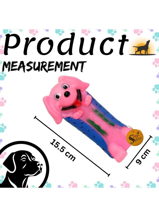 Sage Square - Squeaky Dog Face Toy: Fun, Engaging & Durable For Dogs & Cats, Satisfies Chewing & Play Instincts, Interective, Keep Your Pet Entertained And Engaging For Your Canine Companion'S Playtime! - Image 1