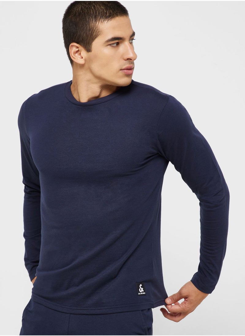 JACK & JONES - Essential Crew Neck T-Shirt & Pants Set - Image 1