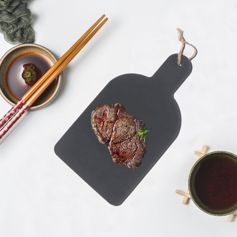 2 pcs Anti-scald Steak Plate Useful Bread Plate Nonslip Food Dish for Hotel - Image 2