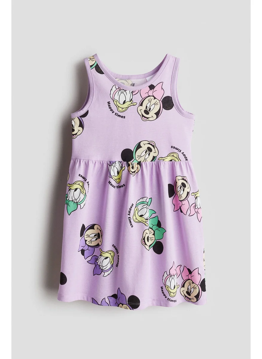 H&M Printed Cotton Dress