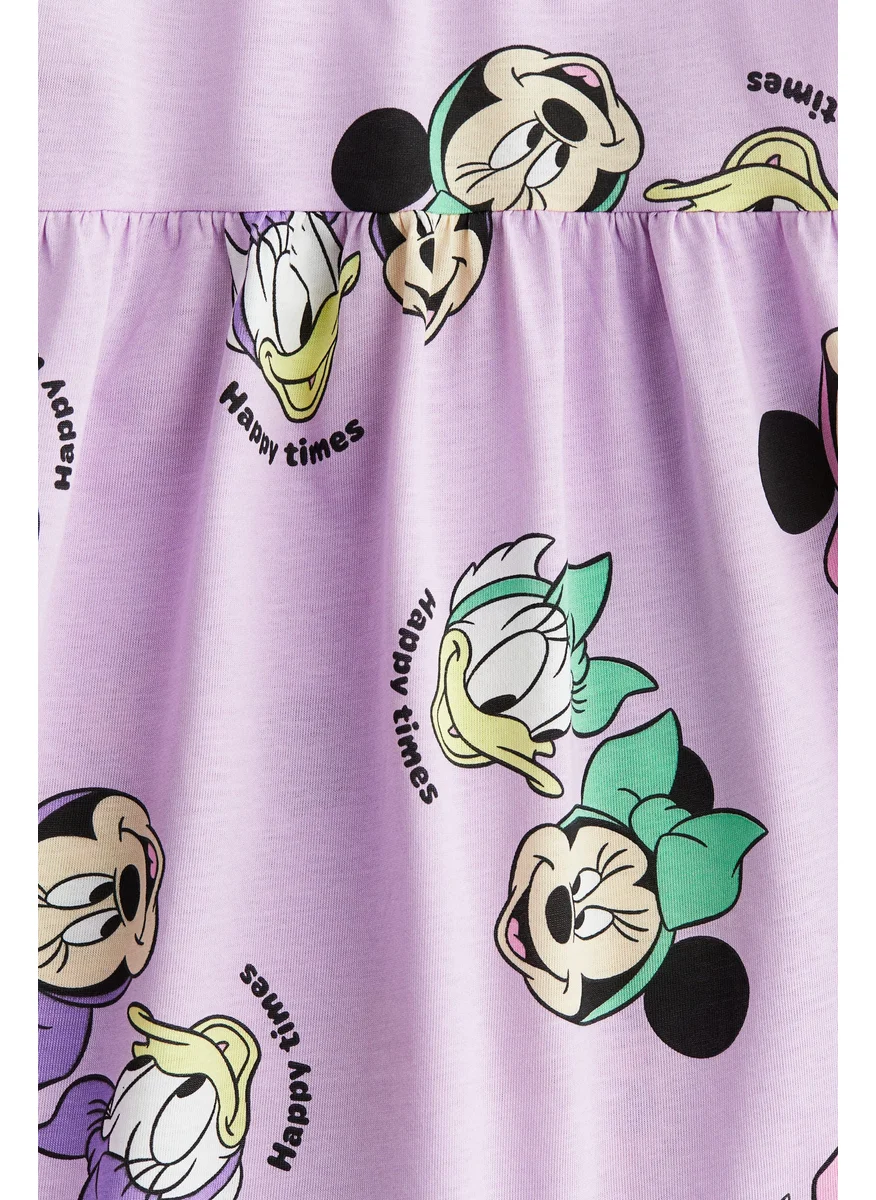 H&M Printed Cotton Dress