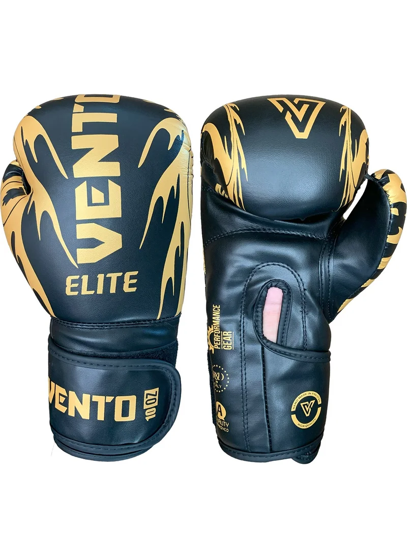 فينتو Elite Boxing and Kickboxing Gloves Black