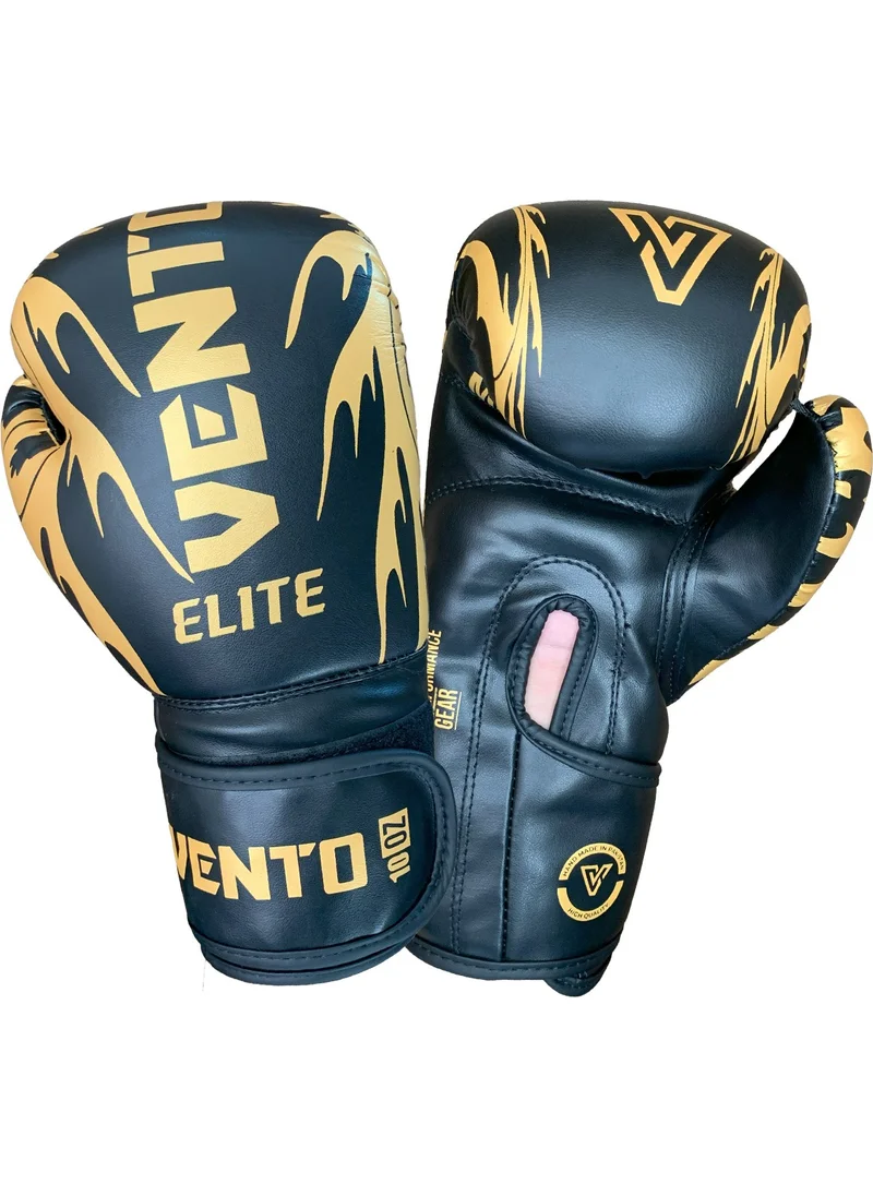 فينتو Elite Boxing and Kickboxing Gloves Black