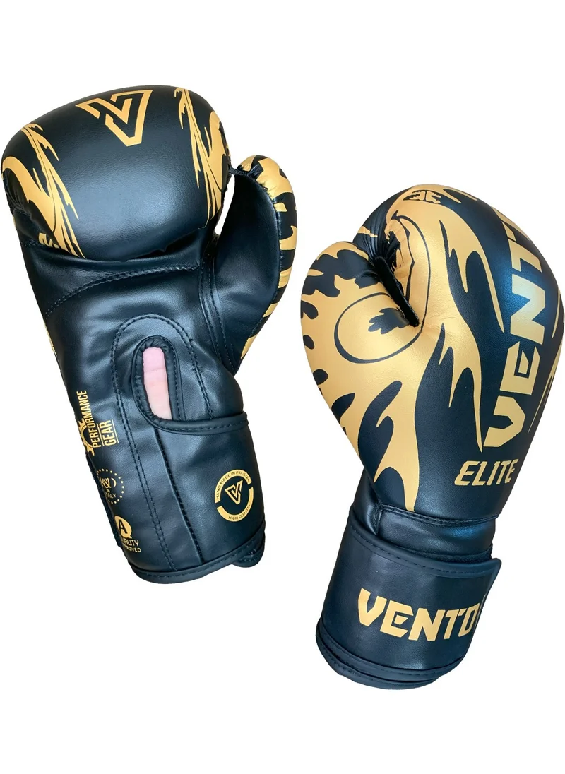 فينتو Elite Boxing and Kickboxing Gloves Black