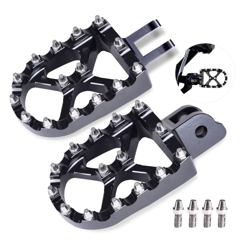 Goldfire M8 Softail Lowrider Foot Pegs For Harley Softail SlimLower RiderStreet BobFat BobSport Glide 20182023 Motorcycle MX Style Footpegs Footrest Pedal for Harley Black