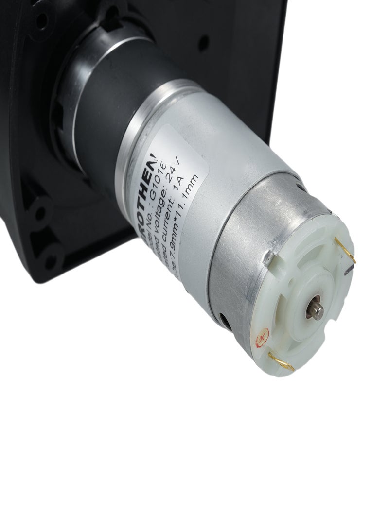 GROTHEN DC 24V Peristaltic Pump Large Flowrate Liquid Dosing Pump 1500ml/min 2 Rollers with Food-grade Transparent Silicone Tube for Aquarium Lab Analysis Dosing Additives - Image 4