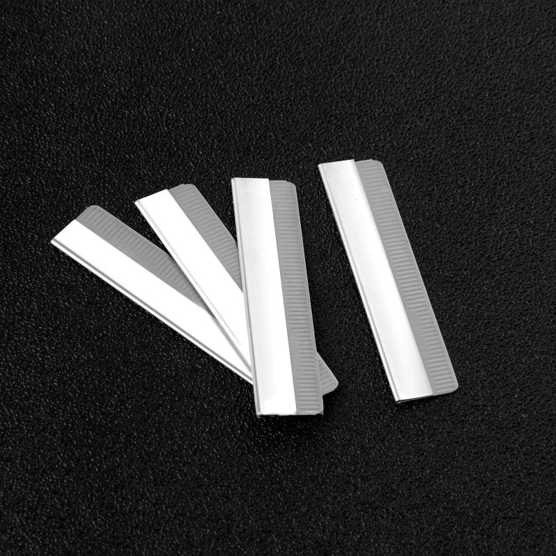 Lamoutor 100Pcs Single Edge Razor Blade Steel Industrial Razor Blades Disposable Straight Razor Blades for Men and Women - Image 5