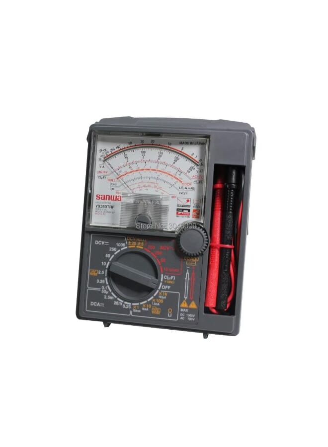 SANWA GuliTech Sanwa YX360TRN Japan quanlity,Anglog multitester, pointer type multimeter zero center instrument 200Mohm resistance measurement - Image 5