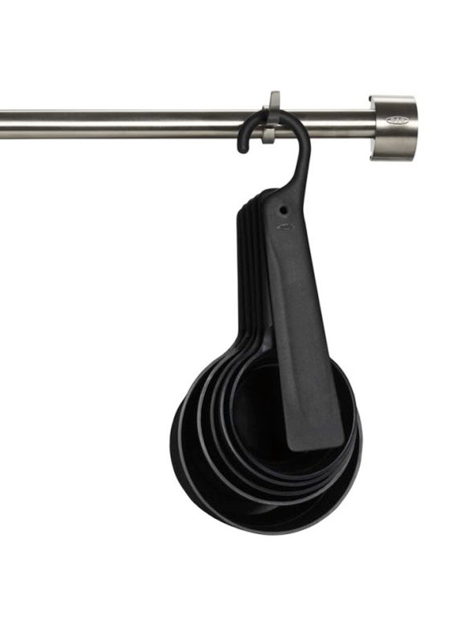 Loquat 6-Peice Plastic Measuring Cups black 12.7x24.6x8.89cm - Image 4