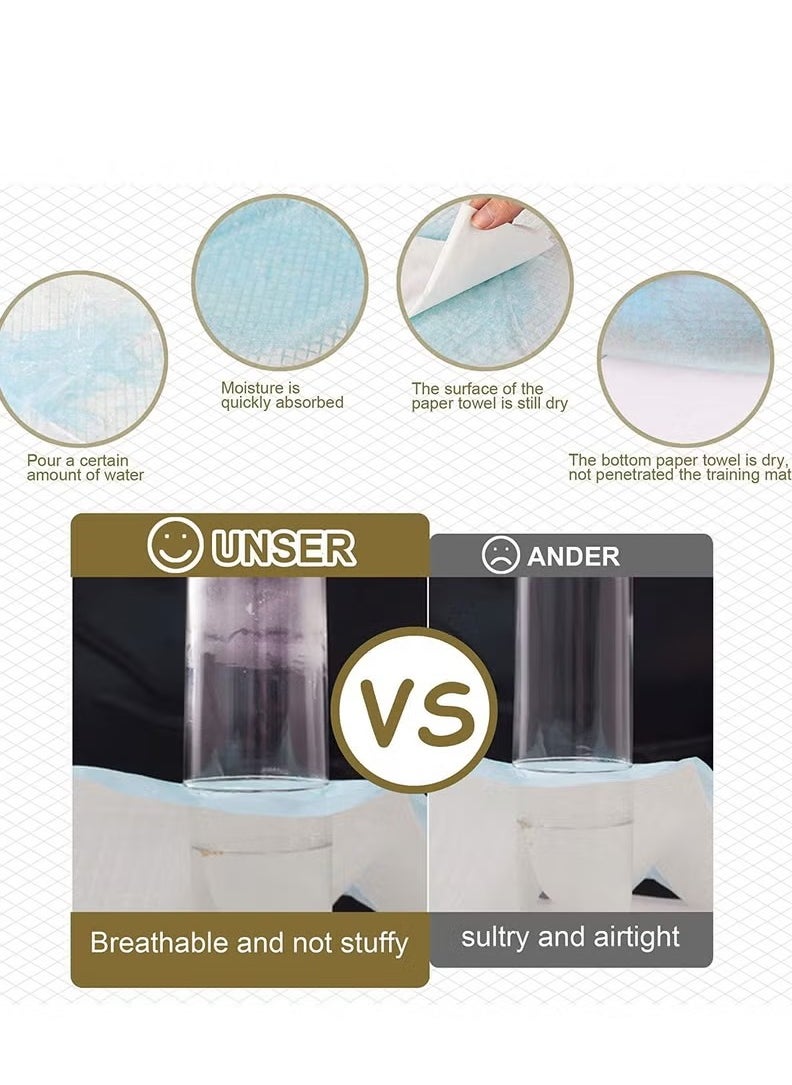 Pet Diaper Training Pad,Disposable Puppy Pads,For Dogs and Puppies Super Absorbent & Leak-Proof & Quick Dry Pet Urine Pad, For Puppies Cats Rabbits Pet Pee