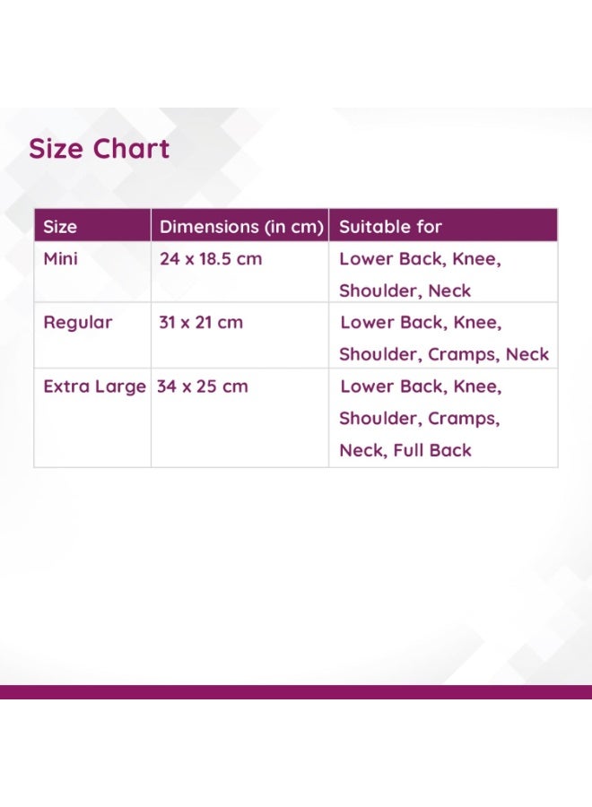 فلامنكو حزام التدفئة العظمي Flamingo HC 1002 (مقاس X-Large) - دعم كهربائي لتخفيف الآلام مع ضمان لمدة عام - Image 3