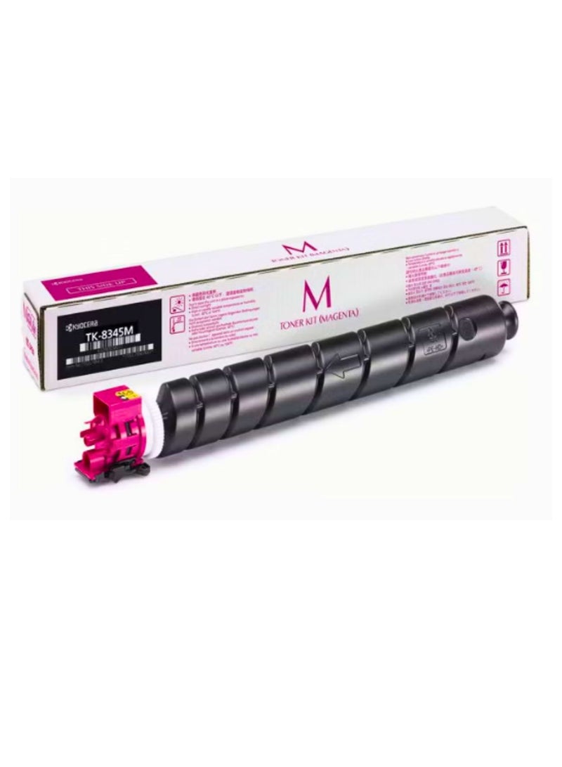 KYOCERA Original Toner TK-8345 Magenta Toner For Use TASKalfa 2552ci TASKalfa 2553ci Magenta - Image 1