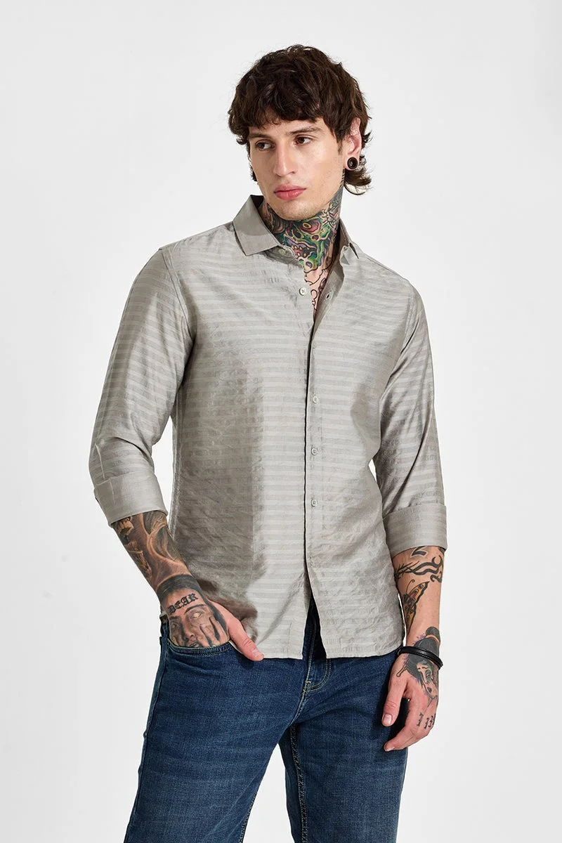 سنيتش قميص ضيق بقماش المريمية