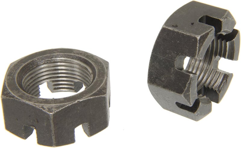 Corvette Central 1953-1982 Corvette Spindle Nut (4 Pieces, Hex Nut, Steel, Black, OEM) - Image 2