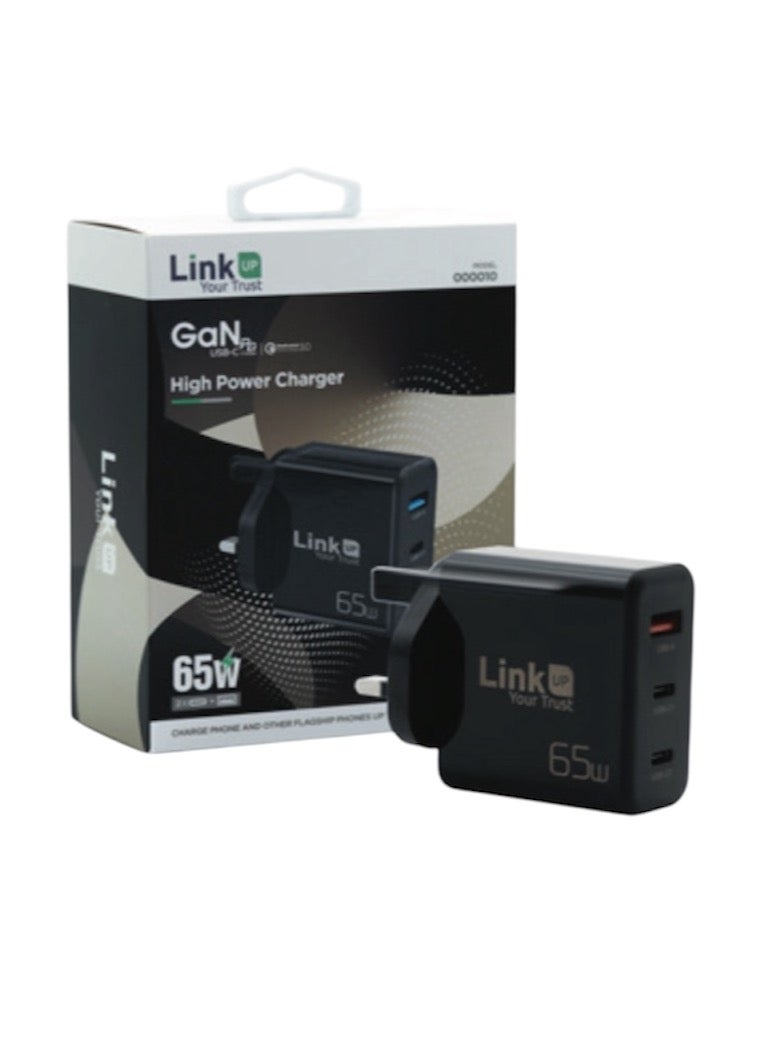 LinkUp 65W High Power Charger - Fast and Efficient Charging