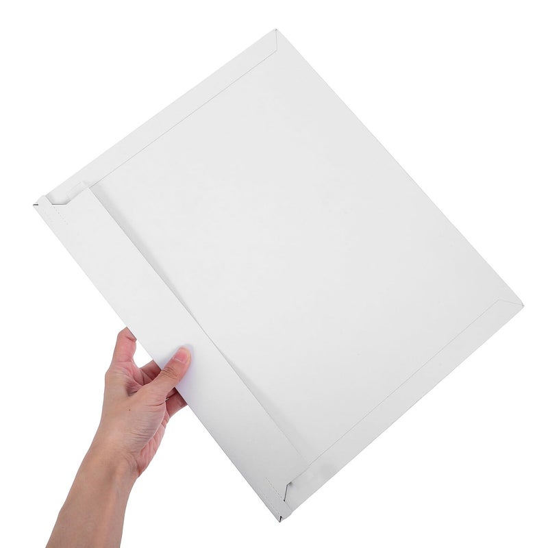 Self Sealing Flat Rigid Paper Mailer Envelopes 35x28 5cm Shipping Bags For Documents Photos Magazines - Image 5