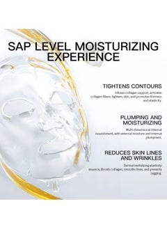 Kormesic 5 packs 24K Gold Collagen Crystal Mask - Sheet Mask 60g - Luxurious Firming  - Image 3
