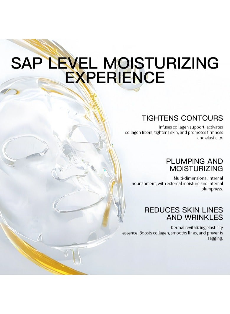 Kormesic 5 packs 24K Gold Collagen Crystal Mask - Sheet Mask 60g - Luxurious Firming  - Image 3