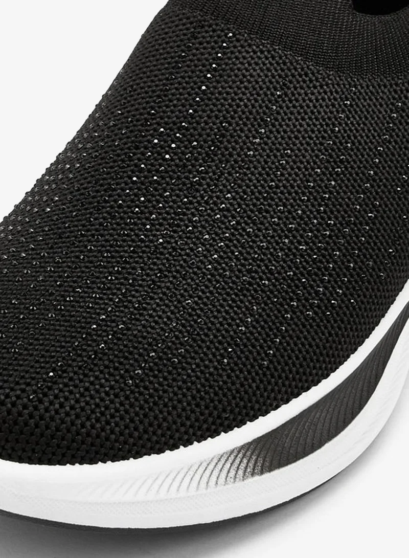 Oaklan by Shoexpress  Embellished Slip-On Sports Shoes With Pull Tabs for Women | Best Price UAE