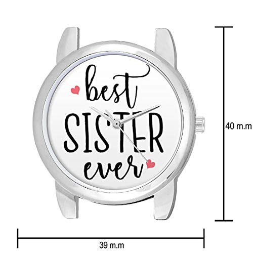 BIGOWL Rakhi Gifts for Sisters, Silver Chain Analog Women's Watch - Image 2
