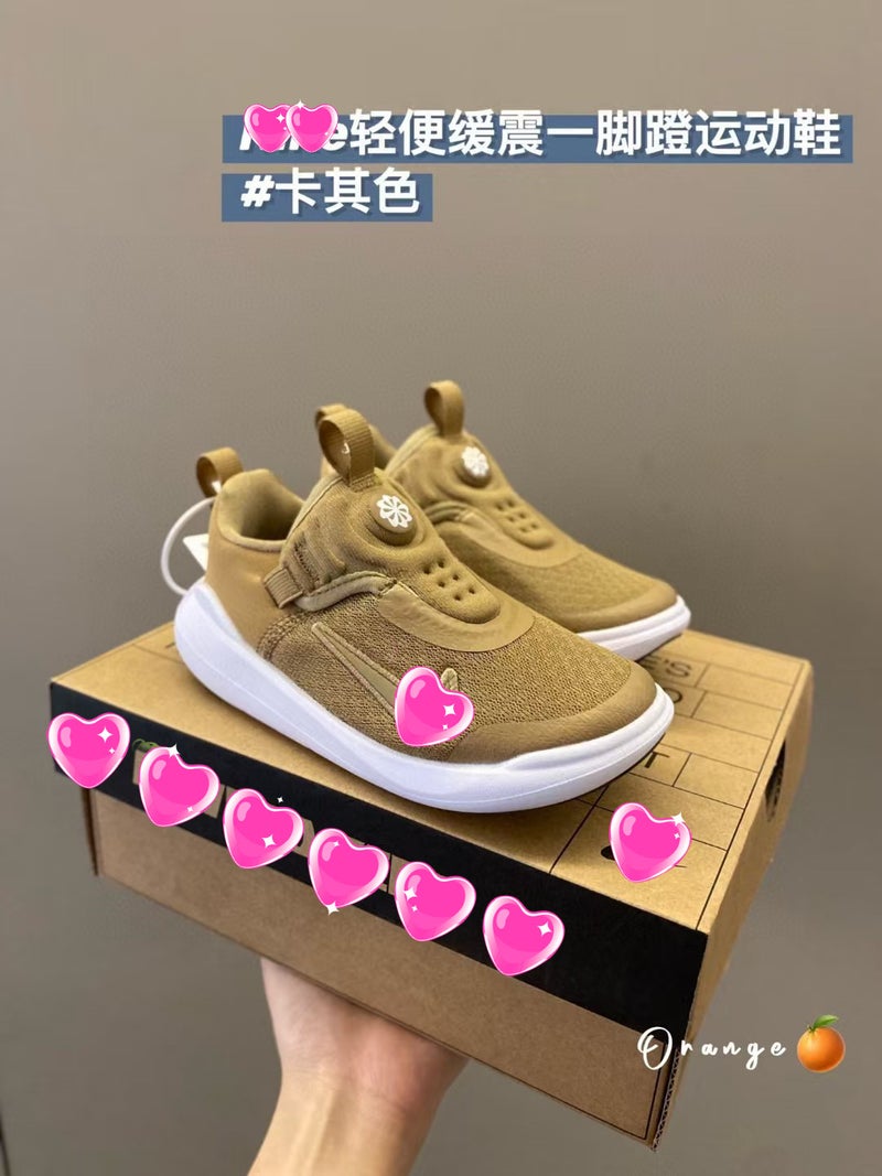 أحذية الأطفال بدون حذاء من Pu Chunyuan للأولاد والبنات، حذاء رياضي خفيف الوزن مع وسادة صدمية، أحذية جري غير رسمية للأطفال - Image 1